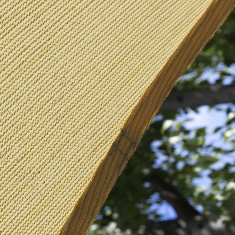 Voile d'ombrage avec quincaillerie Amgo, Beige sable, 14 pi x 20 pi