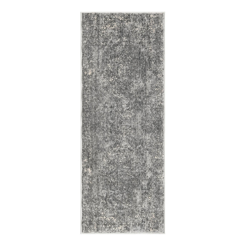Janousek Oriental Grey Area Rug, Runner 2' x 5'3"