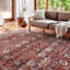 Tapis rouge tissé à la machine Leonara-1680235809