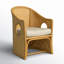 Iliad Wicker Patio Chair with Cushions