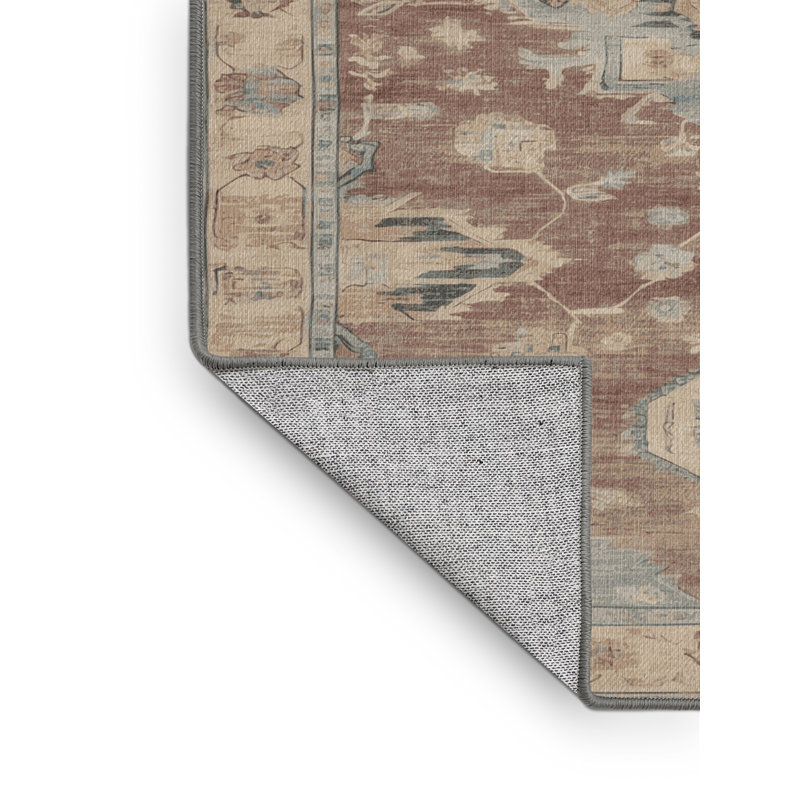Machine Washable Overdyed Gray Area Rug, Rectangle 8' x 12'