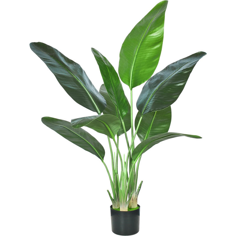 Faux palmier en pot Josepha, H 28,50 po x l 6,30 po