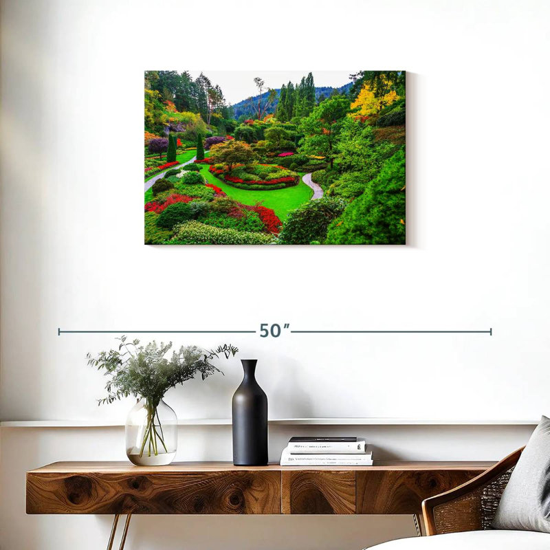 Parc Sirci Butchart Garden, H 20 po x l 30 po