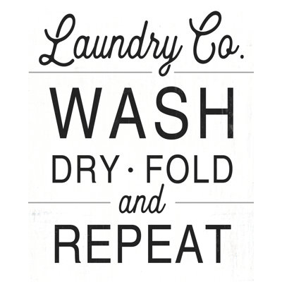 Laundry I - Textual Art Print