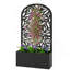Lit de jardin surélevé courbé, jardinière généreuse, jardinière polyvalente