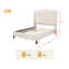 Lit plateforme haut tapissier capitonné Chanel-574802797