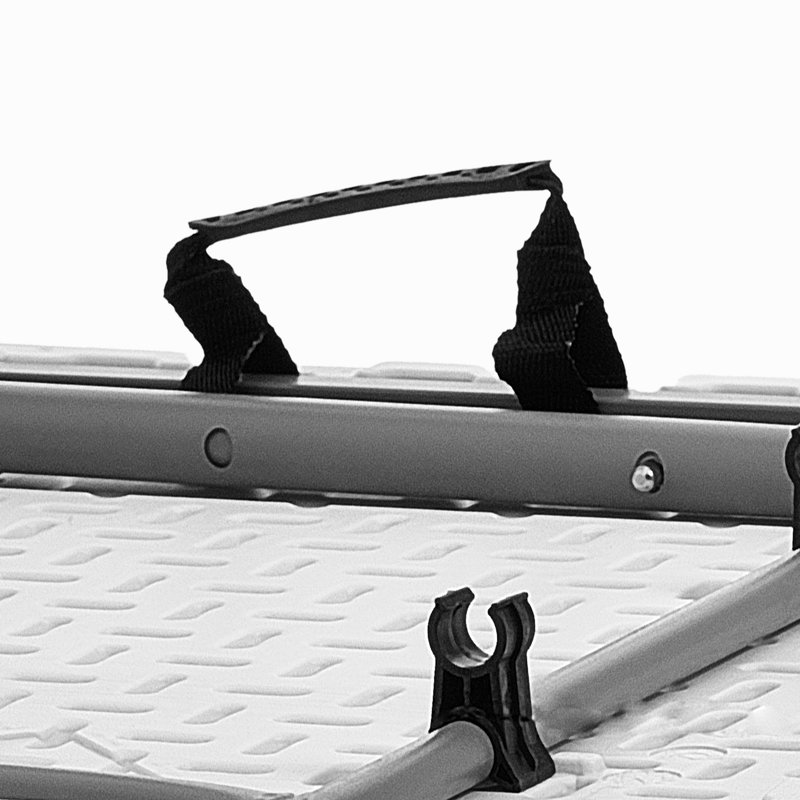 Table portative en plastique de 120 cm avec poignée pour le camping et les pique-niques - Modèle 6 personnes, trois hauteurs disponibles, construction haute densité, pliable et compacte, poignée de transport facile, idéale pour les pique-niques et les événements en plein air