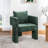 Fabric Accent Chair with Ergonomic Arms & Removable Pillow-57016115