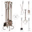 Ensemble d'outils de foyer en acier 5 pièces Uribe