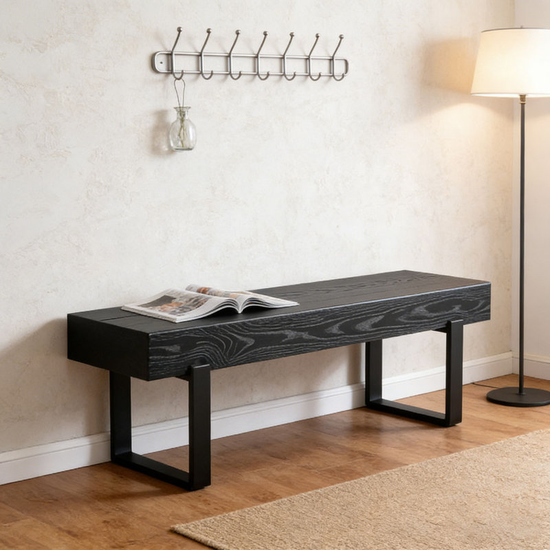 Banc de salle à manger 59 po, Black