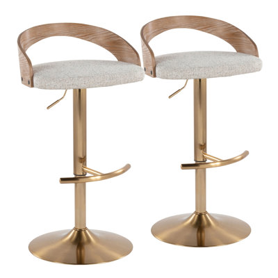 Adjustable Barstool with Swivel