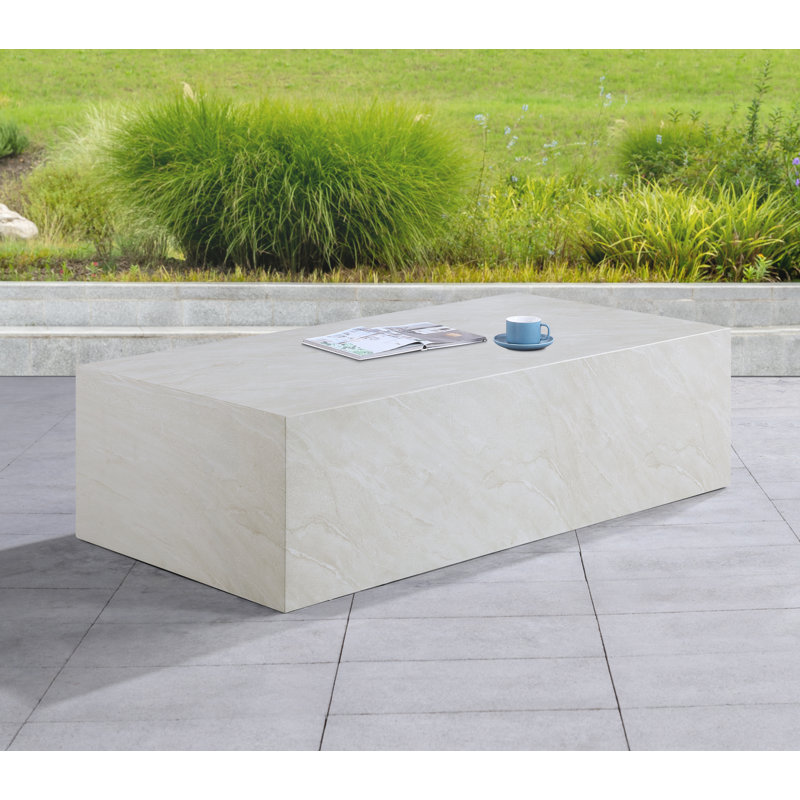 Table basse Geffrey, Blanc cassé