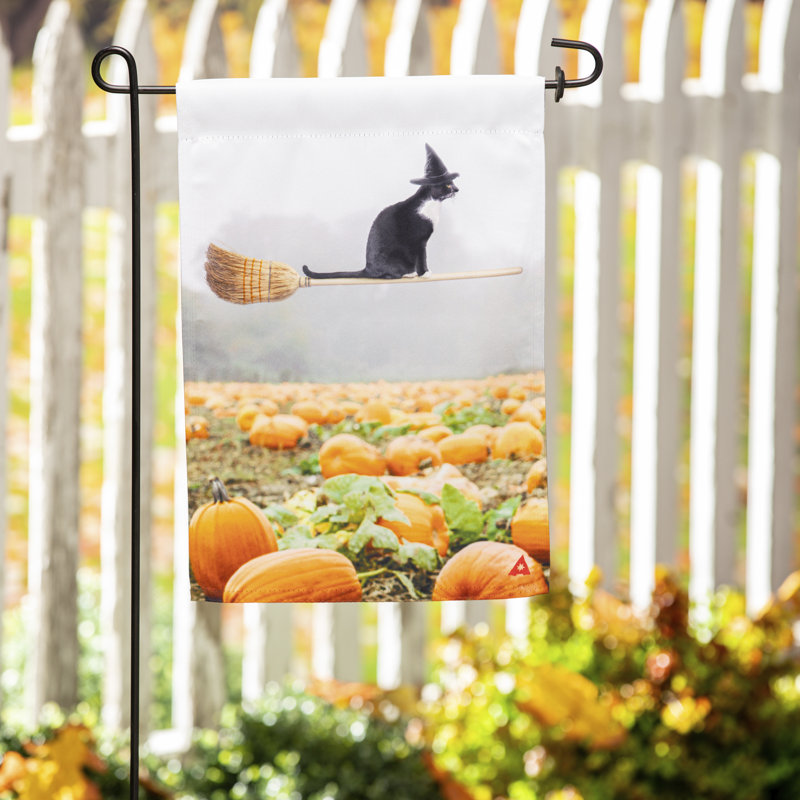 Double Sided 18'' H x 12.5'' W Polyester Animal Garden Flag