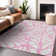 Premium Machine Washable Lisse Pink Rug