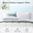 Gusseted Goose Feather and Down Bed Pillows for Sleeping - Set of 2, 100% Cotton Cover, Medium Support Hotel Quality Pillows for Side and Back Sleepers, Queen Size-1208731338