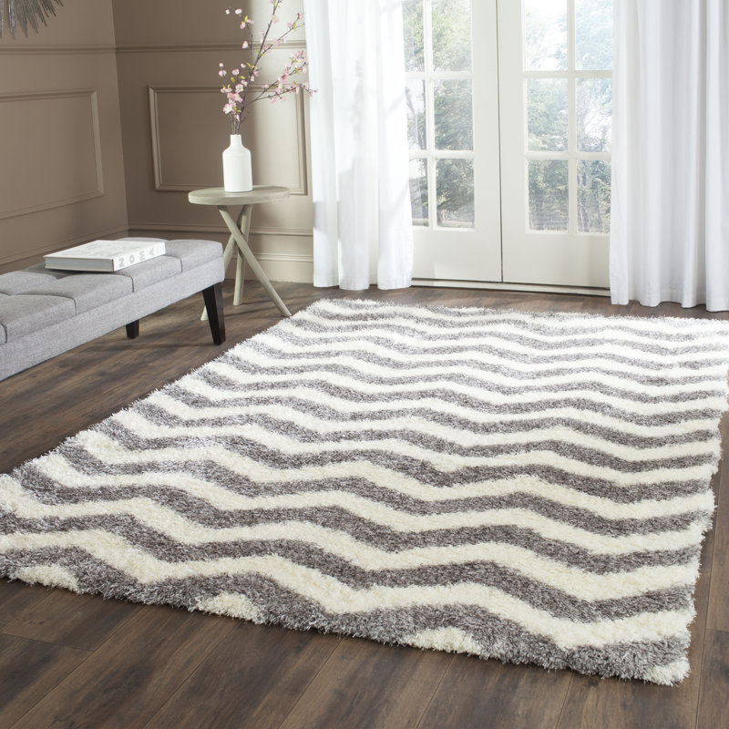 Veronica Chevron Hand Woven Area Rug, Rectangle 160 x 229 cm