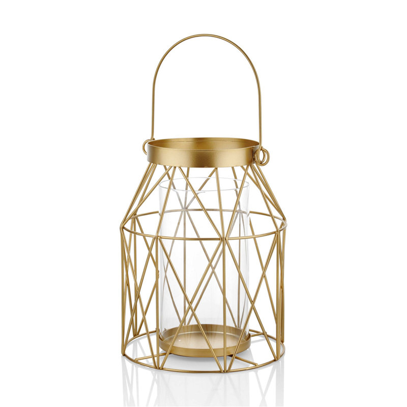 Porte-votives de table en métal 9,84 po
