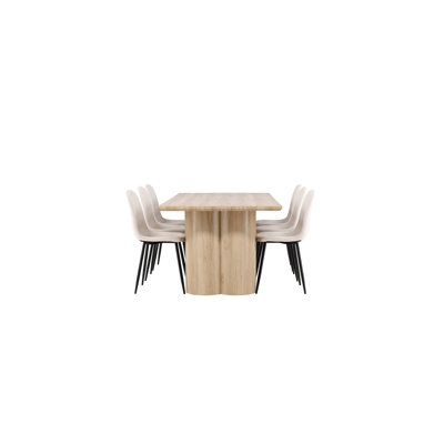 Nitara 6 - Person Dining Set