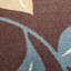 Tapis floral brun / bleu Arroya-22249185