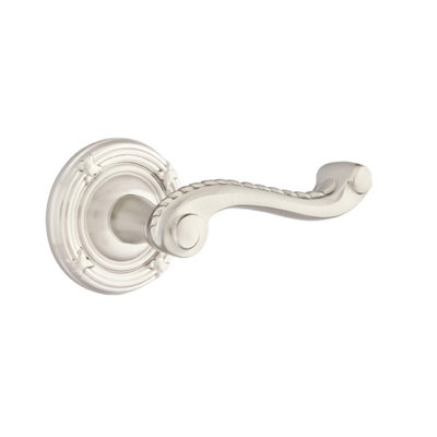 Rope Wave/Drop Passage (Hall & Closet) Door Lever with Round Rosette