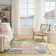 Lakesha Ivory Rose Modern Rug
