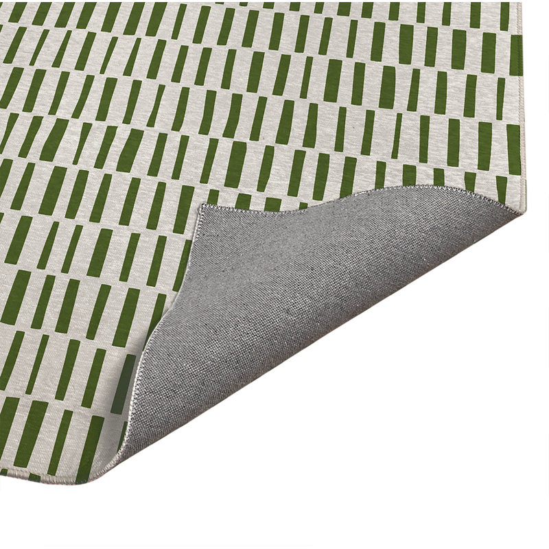 Tapis de cuisine Flat Attack, Rectangulaire 2 pi x 3 pi, Vert olive