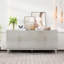 70.07"Large Size 4 Door Cabinet, Suitable For Living Room, Kitchen, Bedroom, Corridor (Champagne)