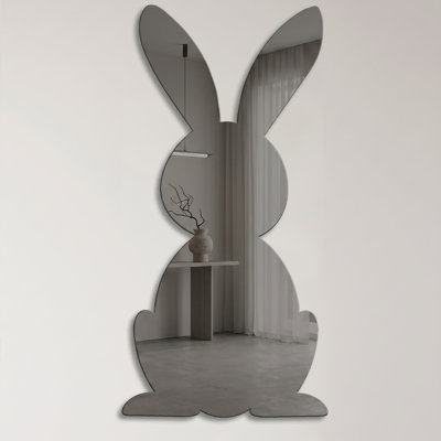 Rabbit Silhouette Accent Mirror