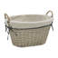JVL Split Willow Decorative Basket