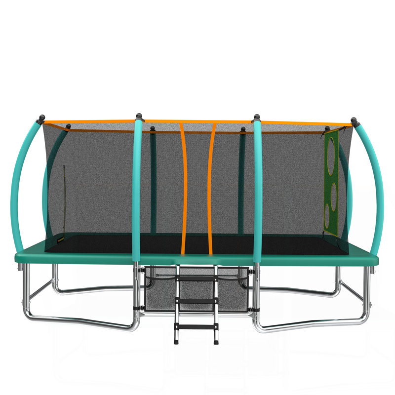 Trampoline carré 10X16FT, Vert