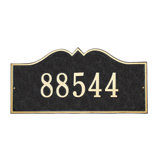 Hillsboro 1-Line Wall Address Plaque