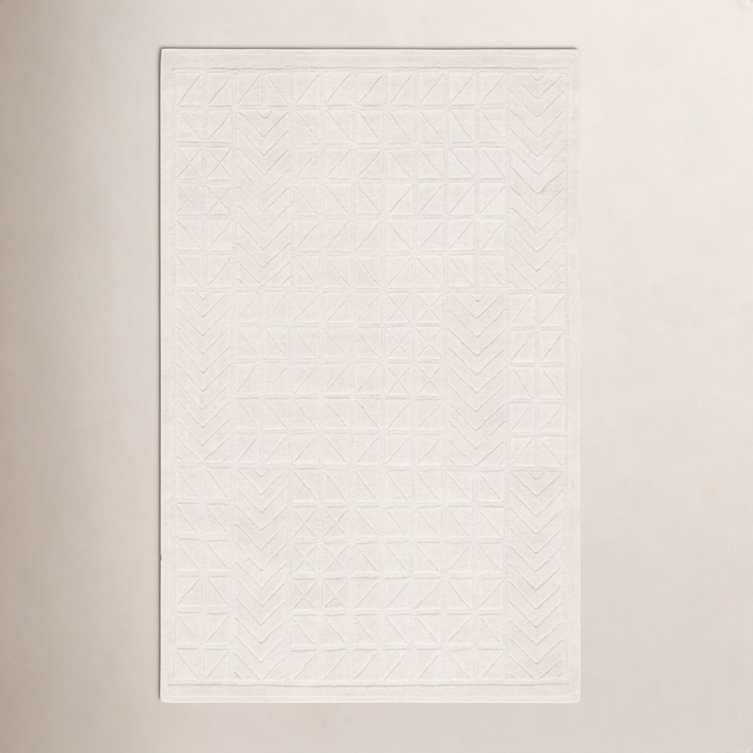 Noni Hand-Tufted Wool Geometric Rug, Rectangle 6' x 9'