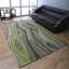 Tapis en laine touffeté à la main Dalvey - Rectangle | Vert | Conception abstraite | Tapis de salon, chambre à coucher-907221972