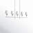 Kehlani 5 - Light Dimmable Kitchen Island Geometric Chandelier-88374729