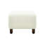 Repose-pieds confortable, blanc