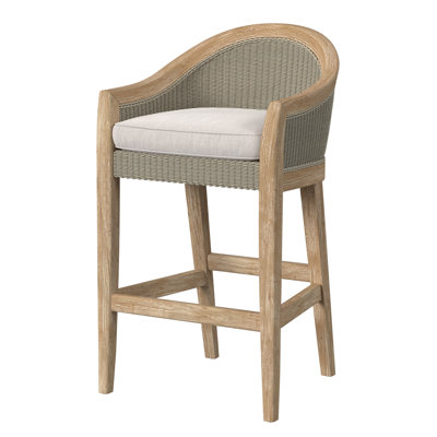 Cambria Outdoor Teak Bar Stool
