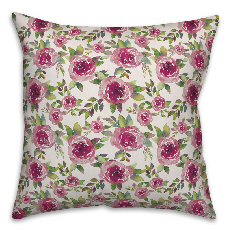  Housse de coussin Watercolor, 18 po x 18 po, Housse de coussin seulement - sans coussin