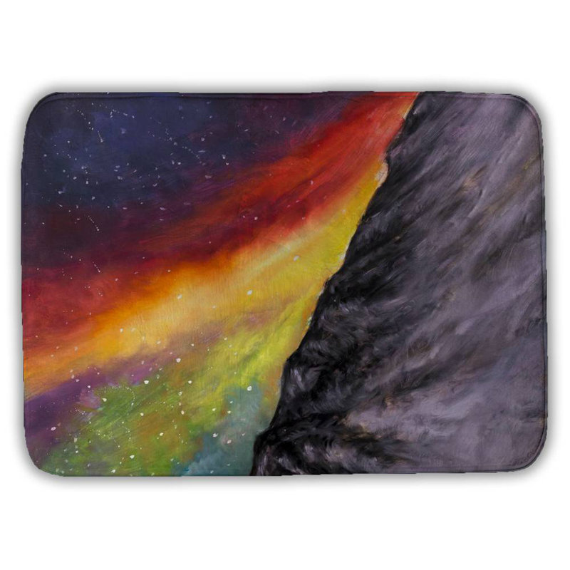 Joycene Microfiber Non-Slip Bath Mat, 24" W x 17" L
