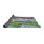 Tapis brun/vert à motifs-1867045502