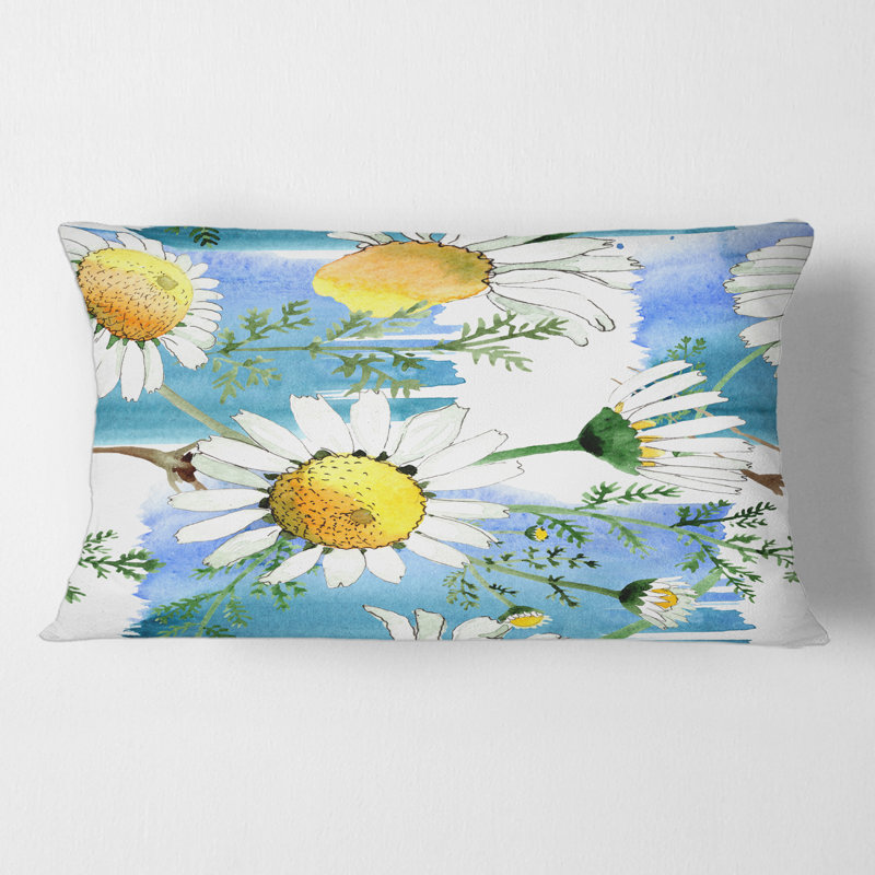 Housse de coussin rectangulaire et insert Wild Wild Camomile