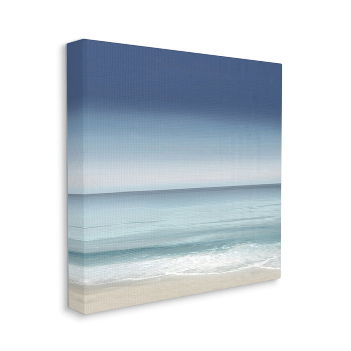 Stupell Industries Blue Coastal Gradient Sky On Canvas by Maggie Olsen ...