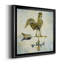 Americana Rooster - Reproduction d'art sur toile encadrée-1311878548-1311878549
