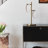 Saturn 21 in. Industrial LED Table Lamp in Gold with 2 Removable Lighted Hoops and 3-Way Touch Dimmer