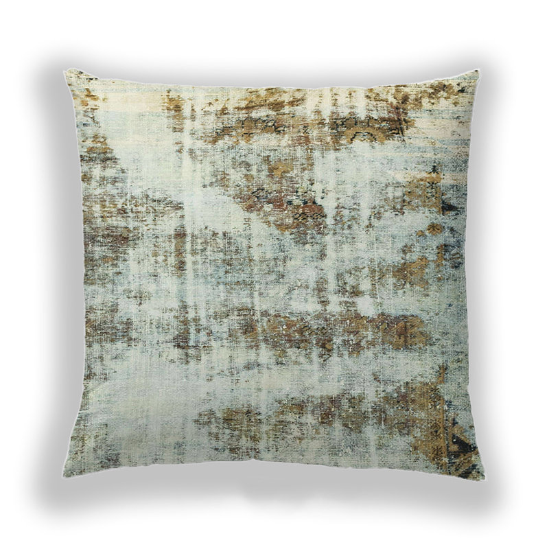 Abstract Reversible Throw Pillow, Microsuede