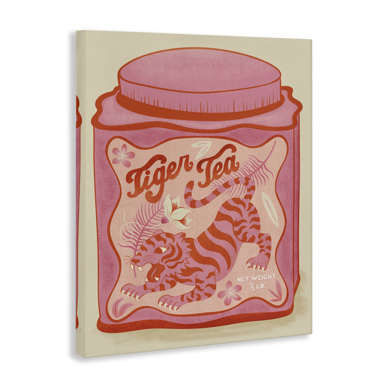 «Tiger Tea Traditional Style» par Carrie Cantwell, H 30 po x l 24 po