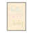 Toile avec cadre argent