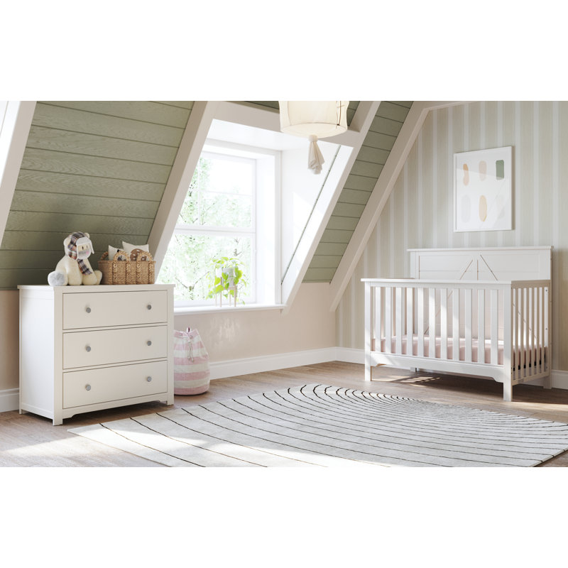 Woodland 2-Piece Nursery Furniture Set, Brushed Cotton