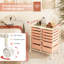  Bureau avec chariot à roulettes et 12 tiroirs de rangement-2066390098