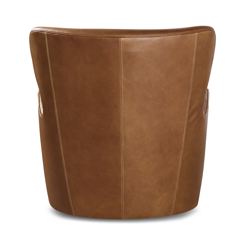 Zeus Swivel Wingback Chair, Dude Ranch