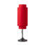 Lampe de table Lollipop - nickel noir, double abat-jour en lin, chaînette marche / arrêt-114323182